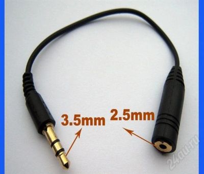 Лот: 379724. Фото: 1. Адаптер аудио 3.5 mm --> 2.5mm... Красноярск