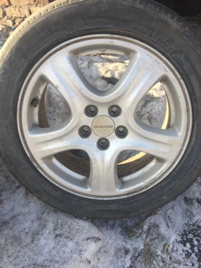 Лот: 11271421. Фото: 1. Литьё Subaru r16. Диски