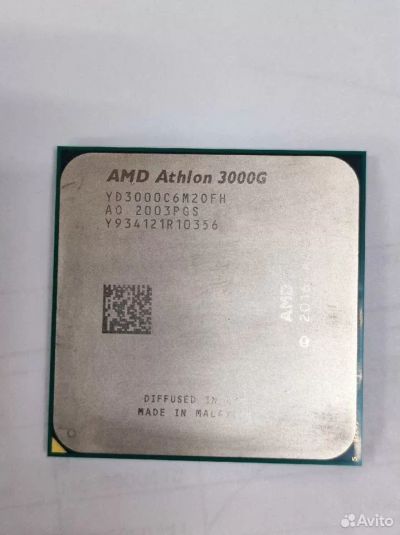 Лот: 19981102. Фото: 1. AMD Athlon 3000G. Процессоры