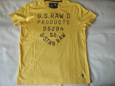 Лот: 5918700. Фото: 1. Футболка slim G-Star р.XXL(50). Футболки, поло