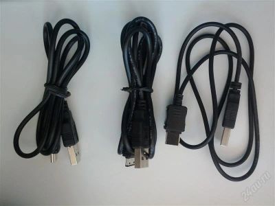Лот: 1963191. Фото: 1. 3 переходника с MiniUSB на USB... Дата-кабели, переходники