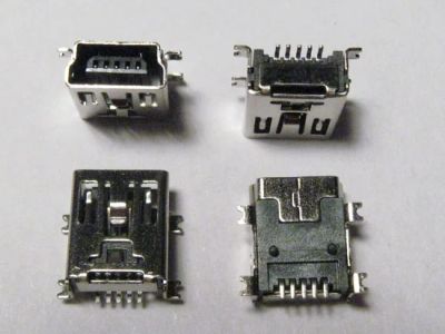 Лот: 3451349. Фото: 1. Разъем miniUSB US-1007 (5 pin). Шлейфы, кабели, переходники