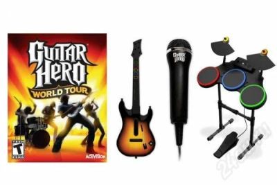 Лот: 542909. Фото: 1. Guitar Hero World Tour - Complete... Игры для консолей