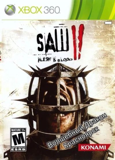 Лот: 10380128. Фото: 1. SAW [Xbox 360, английская версия... Игры для консолей