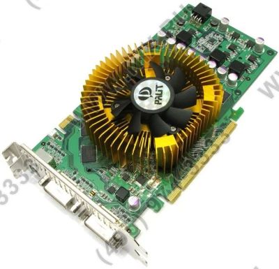 Лот: 4324801. Фото: 1. Видеокарта GeForce 9600 GT (256... Видеокарты