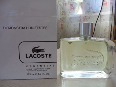 Лот: 16147571. Фото: 1. Тестер Lacoste Essential 125ml. Мужская парфюмерия