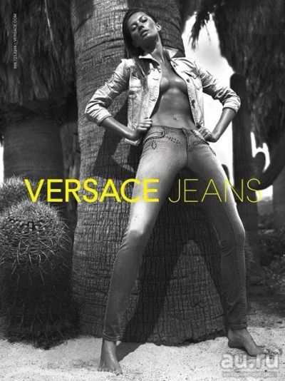 Лот: 7752388. Фото: 1. Джинсы женские versace 46 размер... Джинсы