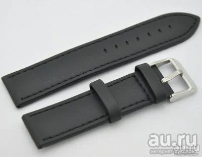 Лот: 17127232. Фото: 1. Ремешок Xiaomi Amazfit Кожа Черный... Ремешки, браслеты