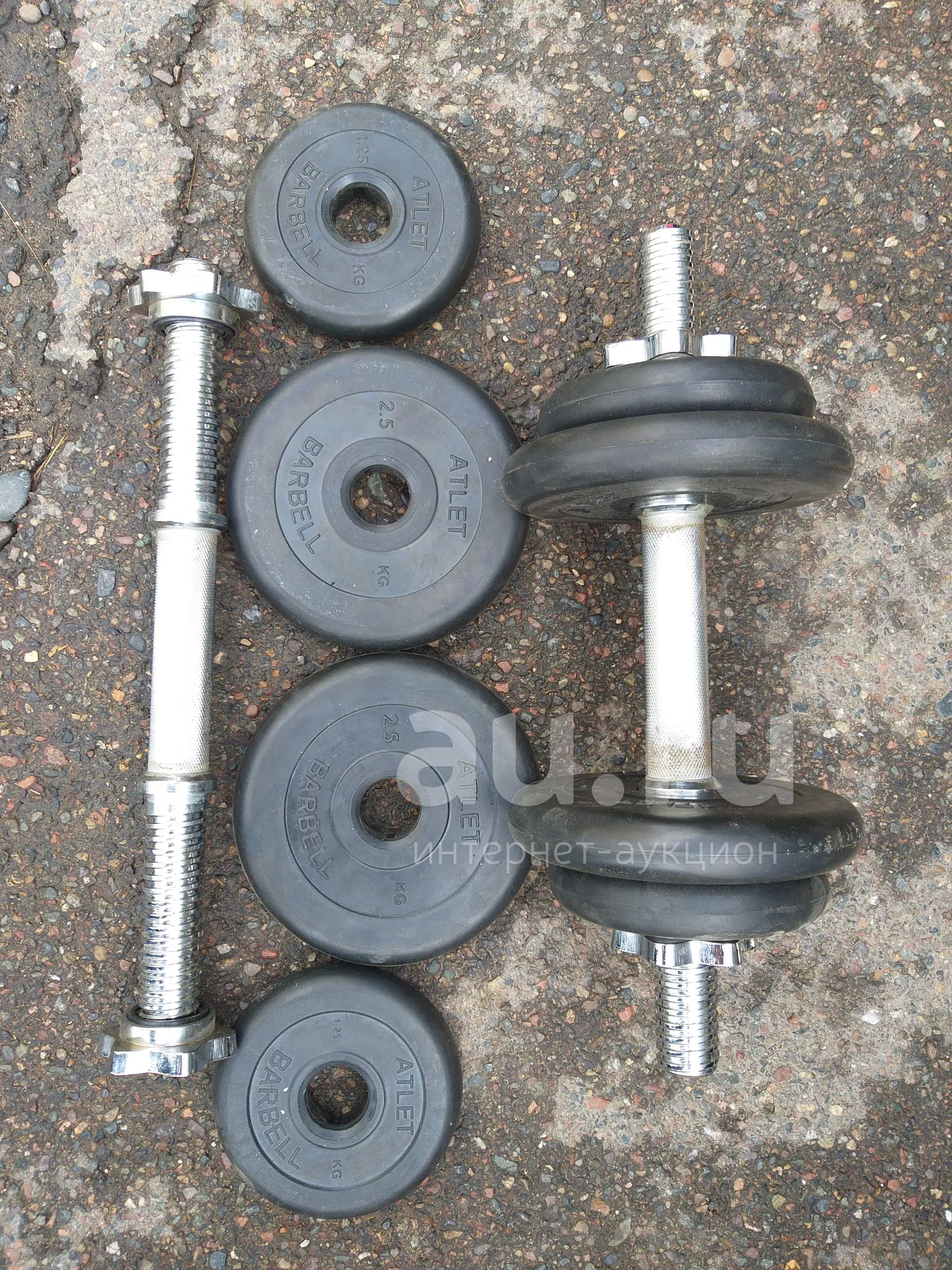 Гантели Barbell по 10 кг цена за 2 шт — купить в Красноярске. Состояние ...