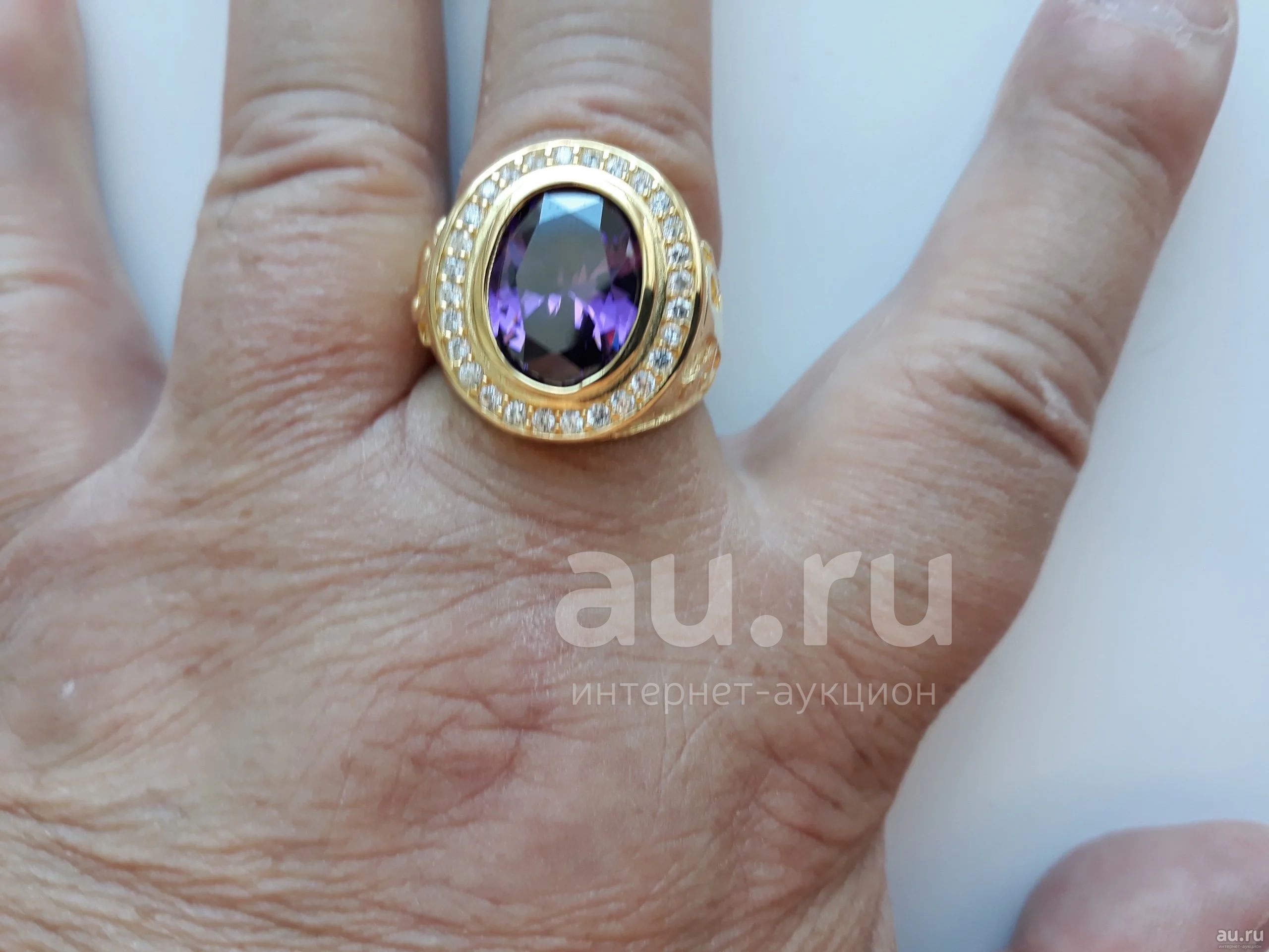 Перстень с аметистом епископа