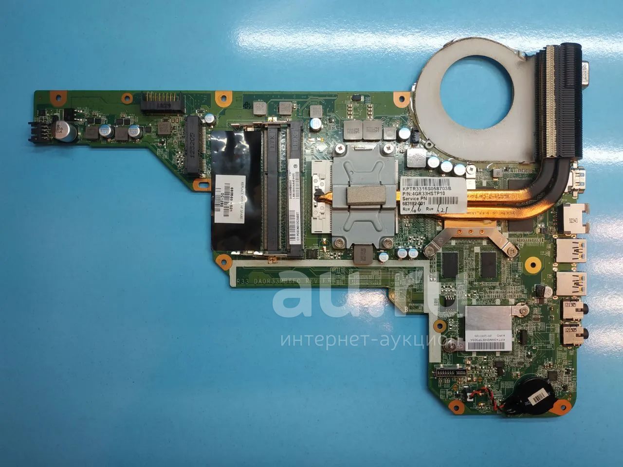 Материнская плата DA0R33MB6F0 Rev.F R33 для ноутбука HP Pavilion G6 ...