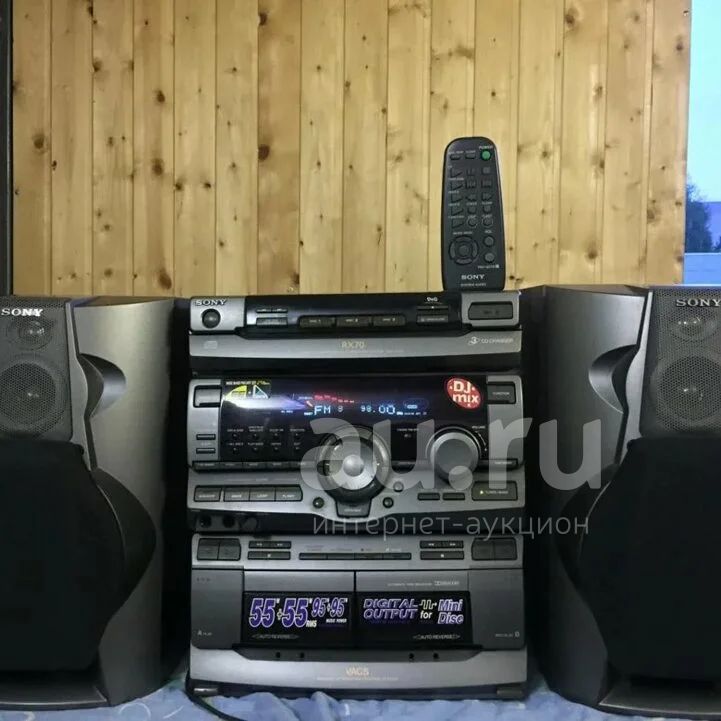 Мощный муз.центр Sony mhc-rx70 3-ролосна акустика 80вт — купить в ...