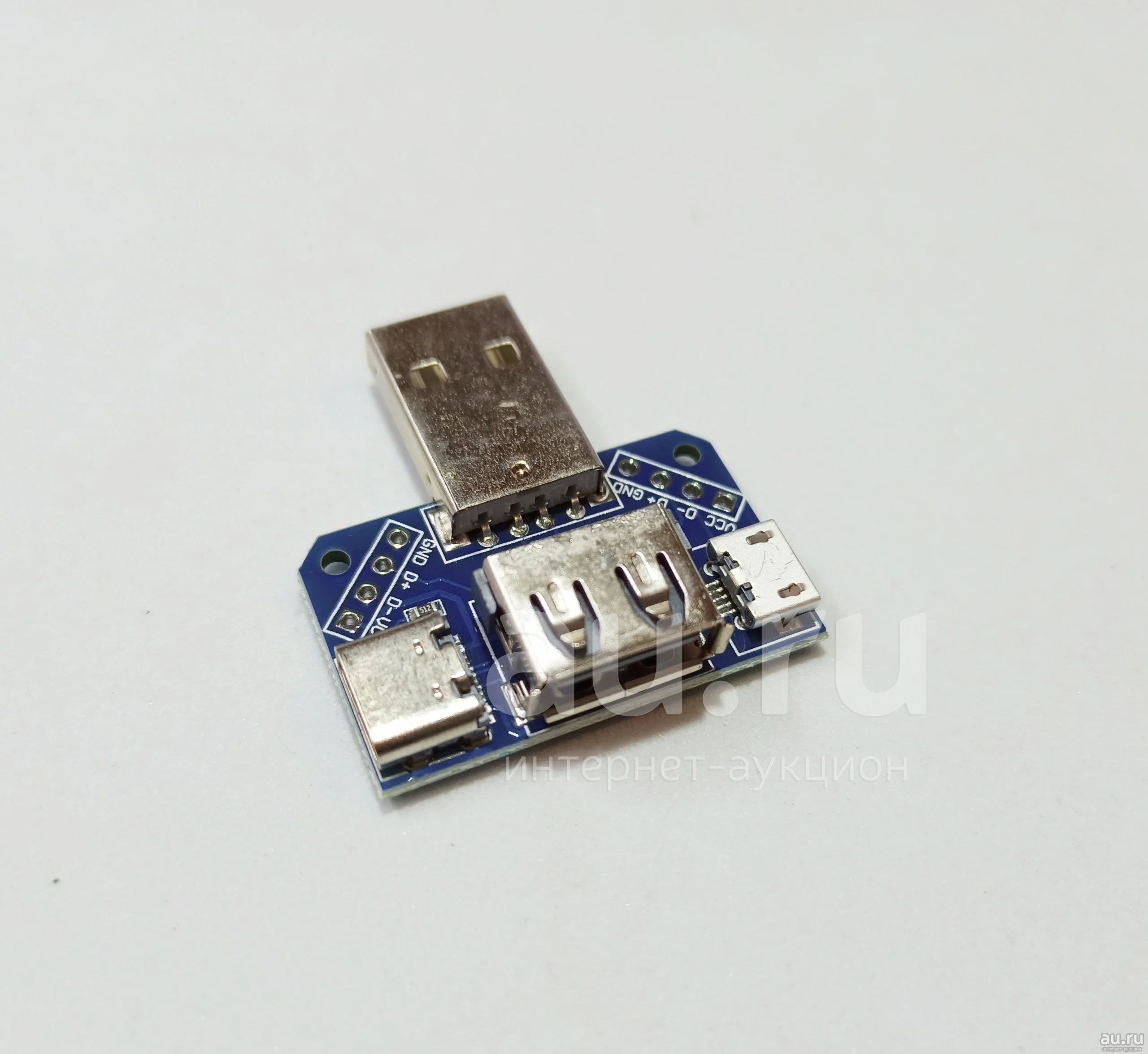 Распределительная тестовая плата с USB Type-C Micro USB Female USB 2,54 ...