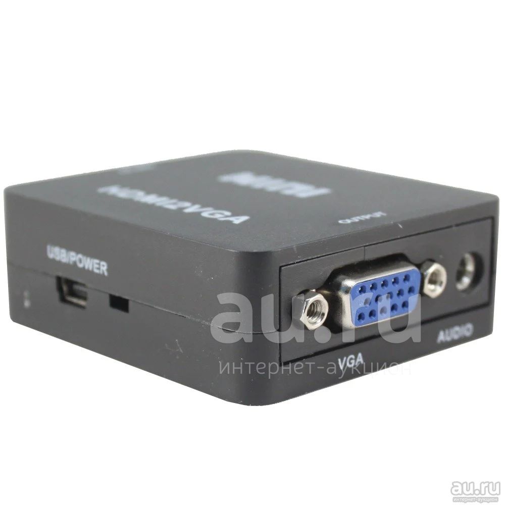 Конвертер-переходник MINI HDMI 2 VGA (черный) — купить в Красноярске ...