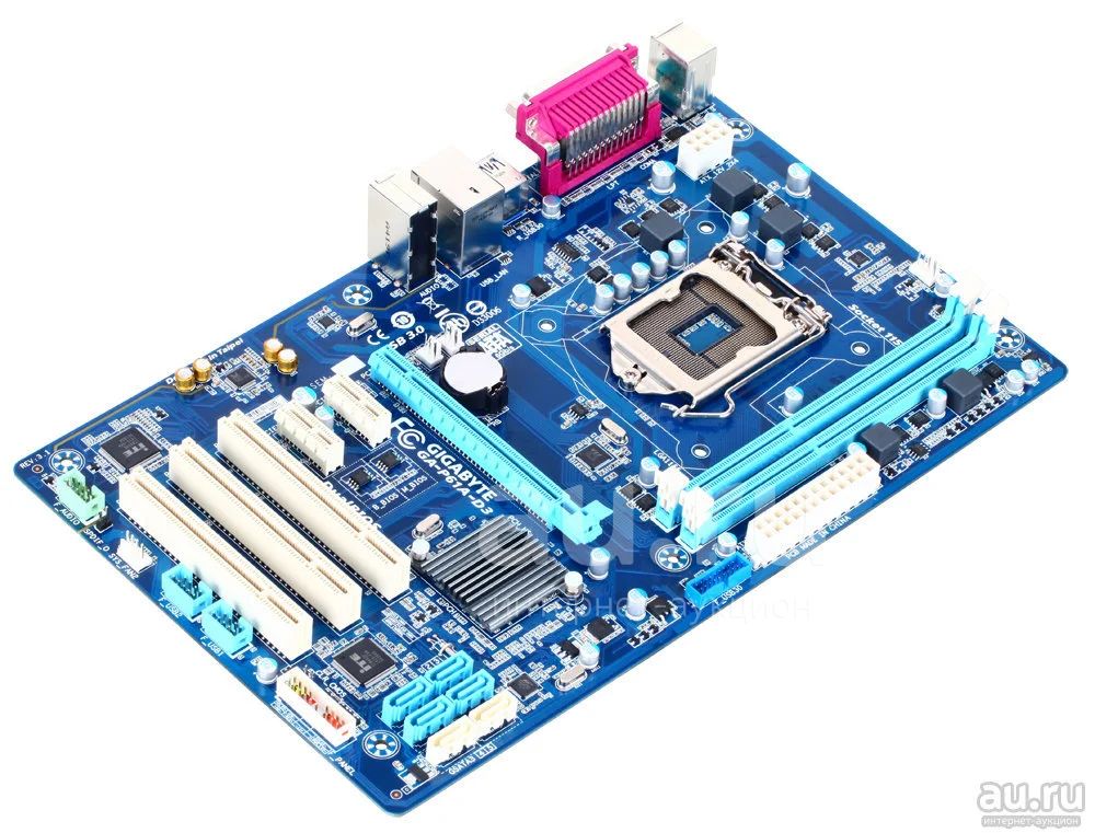 Материнская плата Gigabyte GA-P61A-D3 (rev. 2.0) Сокет LGA1155/ Чипсет ...