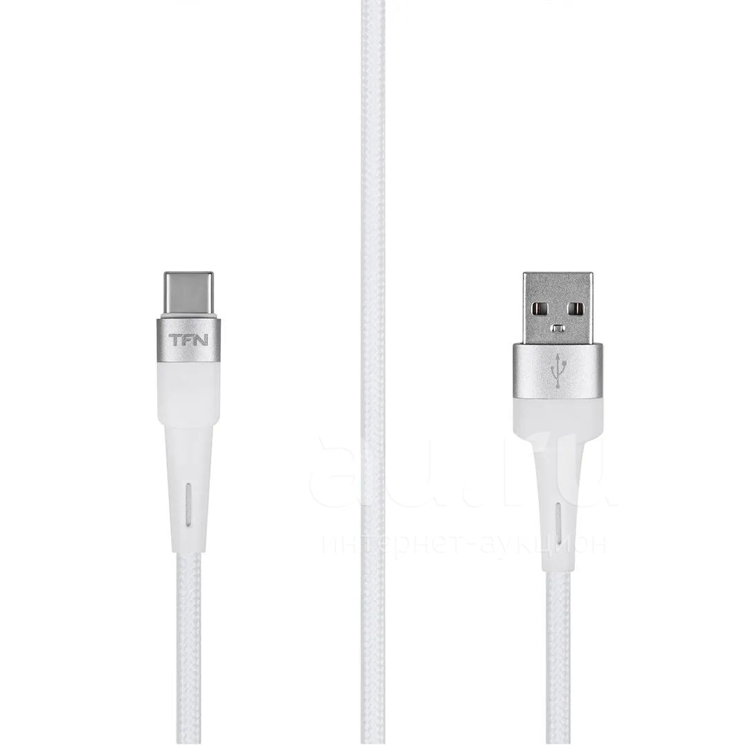 Кабель TFN USB - Type-C ,нейлон, 1.2м TFN-C-ENV-AC1M WNН белый — купить ...