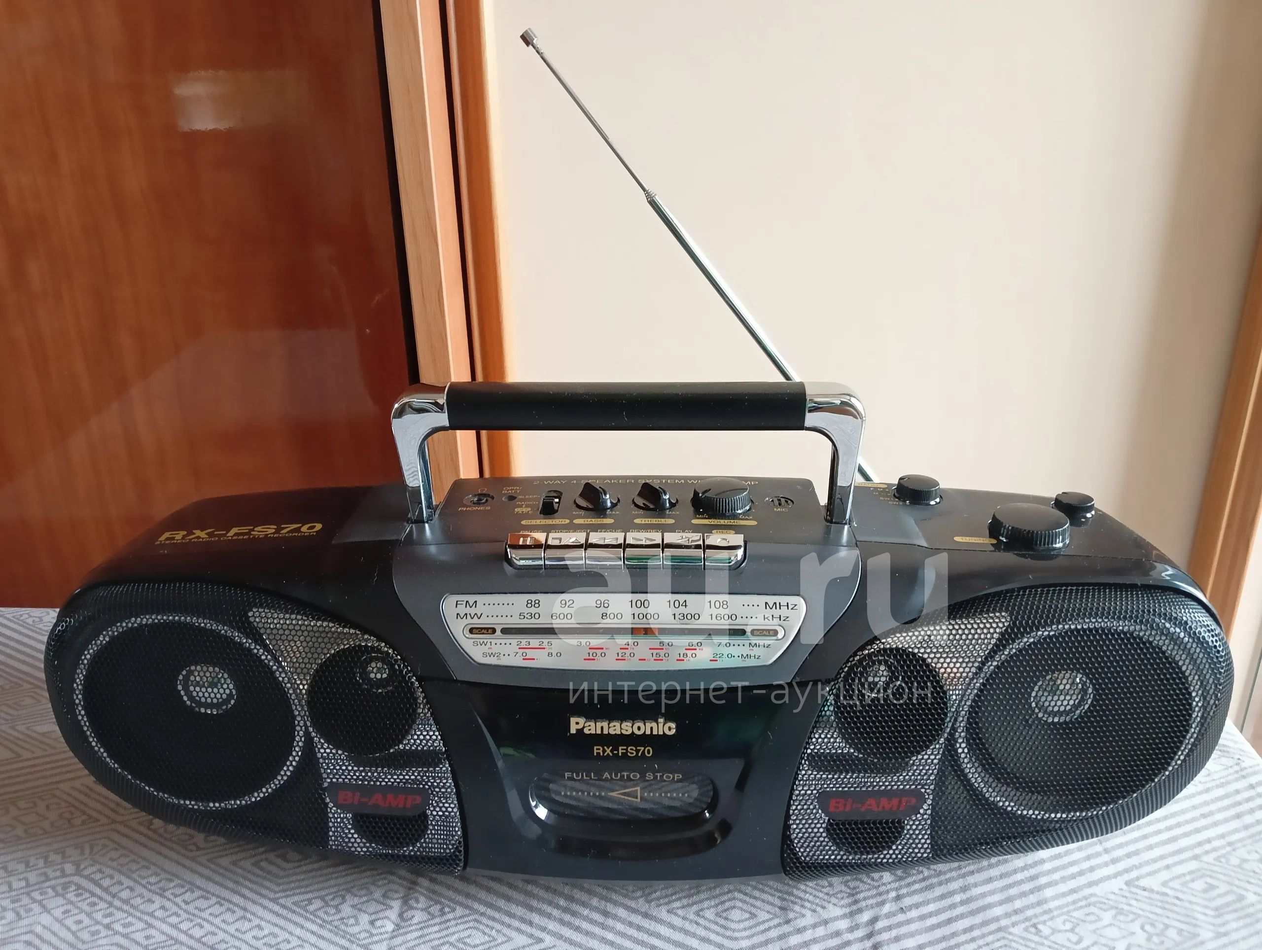 Магнитофон Panasonic RX - FS 70, REC, FM,Tape — купить в Красноярске.  Состояние: Б/у. Кассетные деки, магнитофоны на интернет-аукционе Au.ru