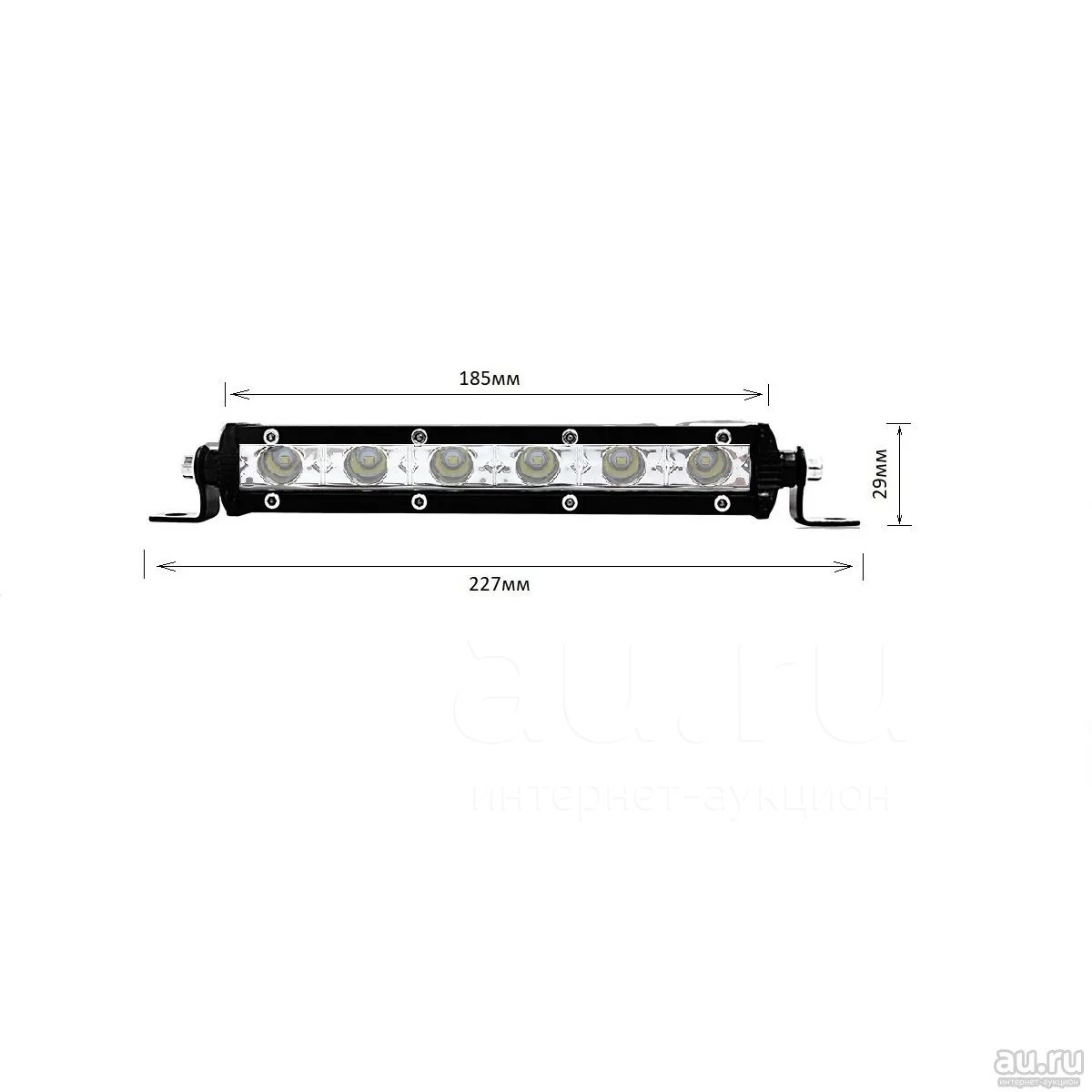 ДХО (Дневные ходовые огни) 6 led 18w светодиодная фара точечный свет ...