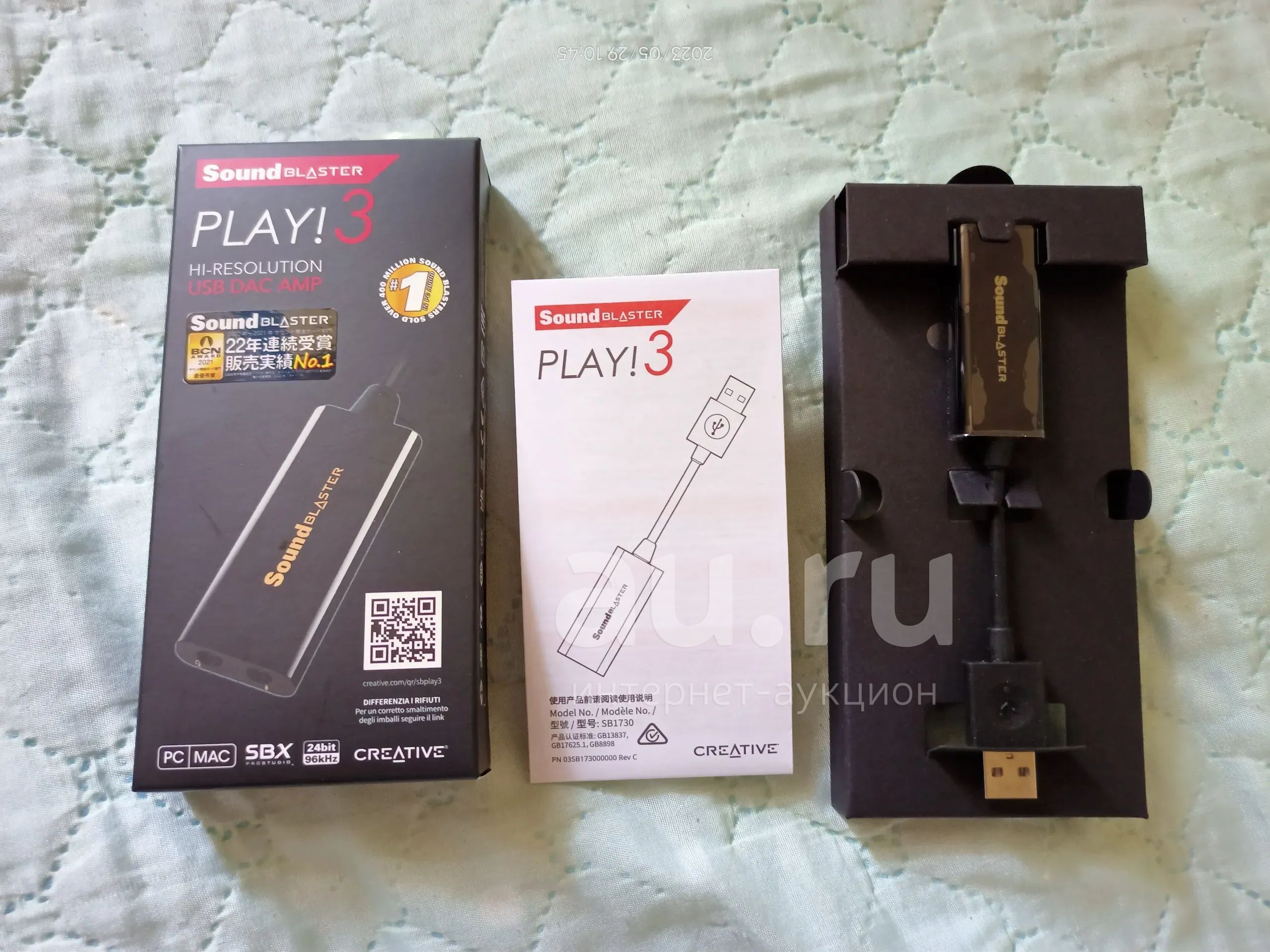 Внешняя звуковая карта Creative Sound Blaster Play 3 — купить в ...