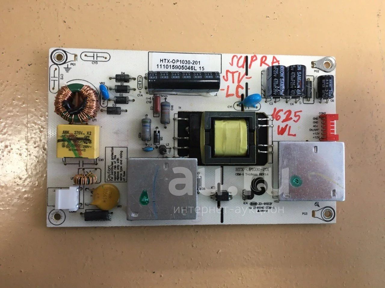 ищу схему БП htx-op4180-201 , ТВ Supra STV-LC