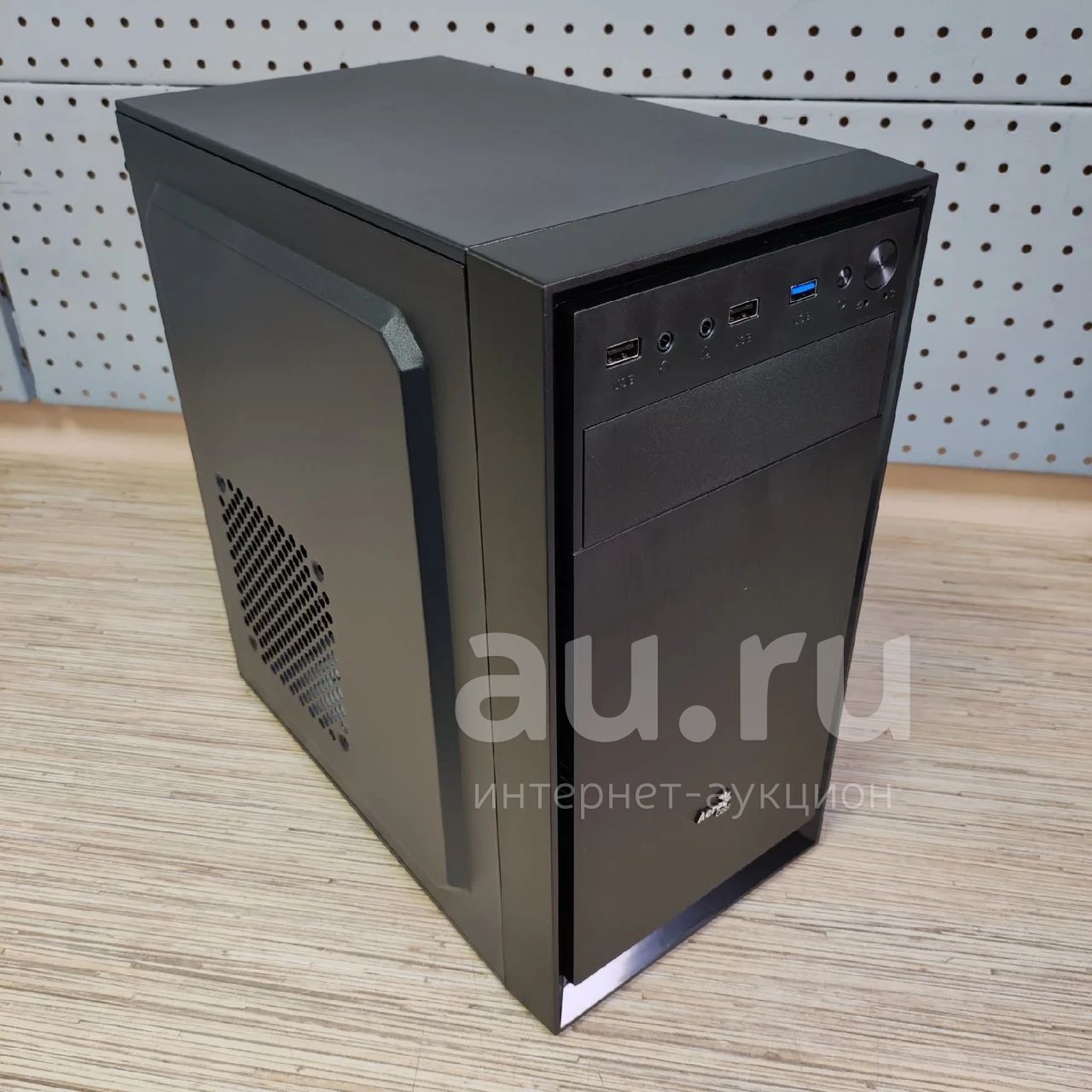 Корпус mATX Aerocool CS-104-S-BK-v1 черный без БП 4x120mm 2xUSB2.0 ...