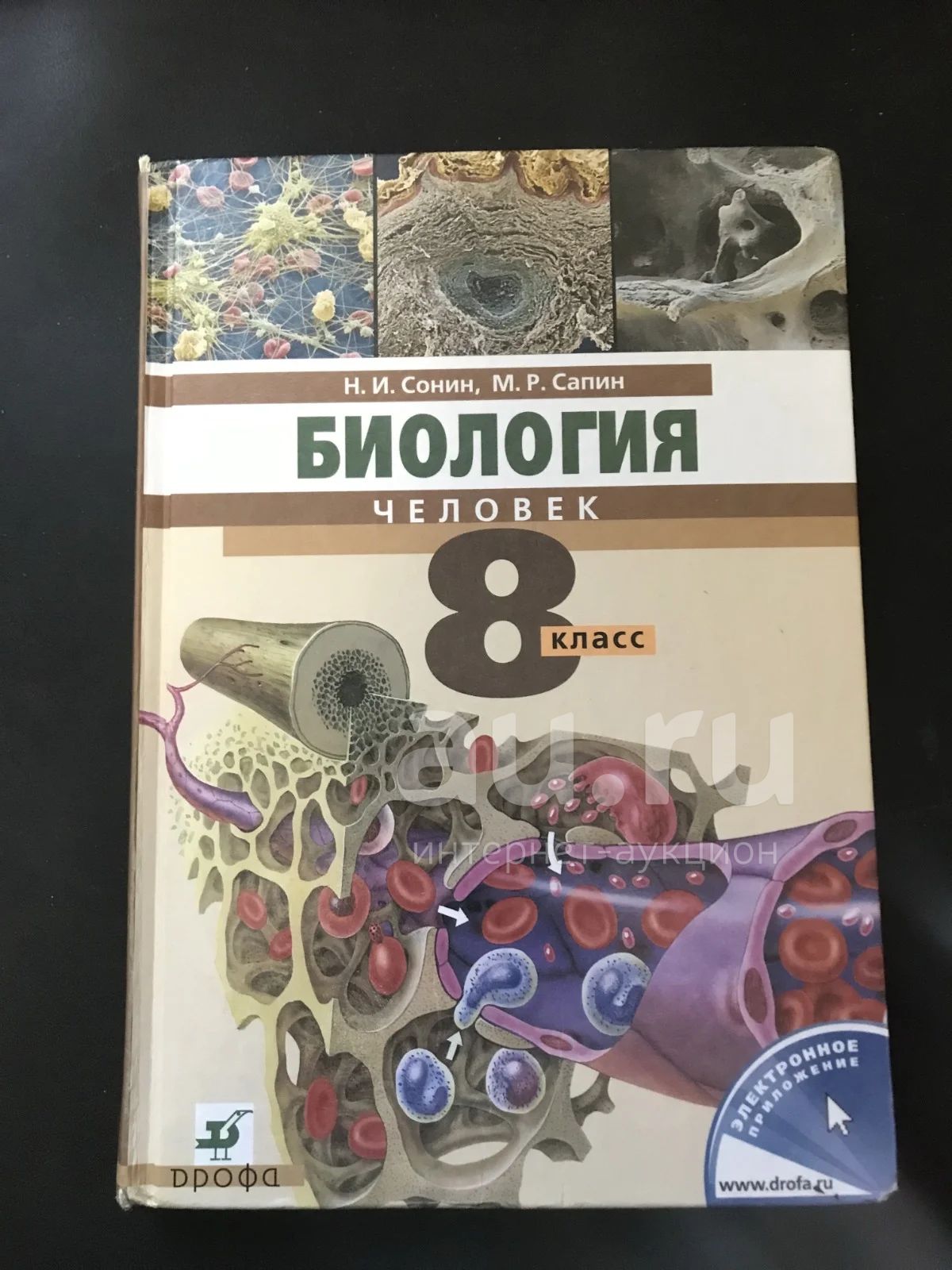 Биология. Человек. 8 класс. Сонин Н.И., Сапин М.Р. — купить в Красноярске.  Состояние: Б/у. Для школы на интернет-аукционе Au.ru