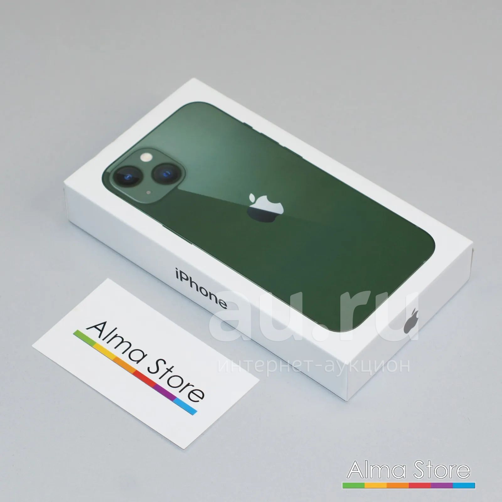 Новый] Apple iPhone 13 | Green | Зелёный | 128 ГБ | 128ГБ 128gb gb |  Возможен обмен на старый iPhone по Trade-in — купить в Красноярске.  Состояние: Новое. Смартфоны на интернет-аукционе Au.ru