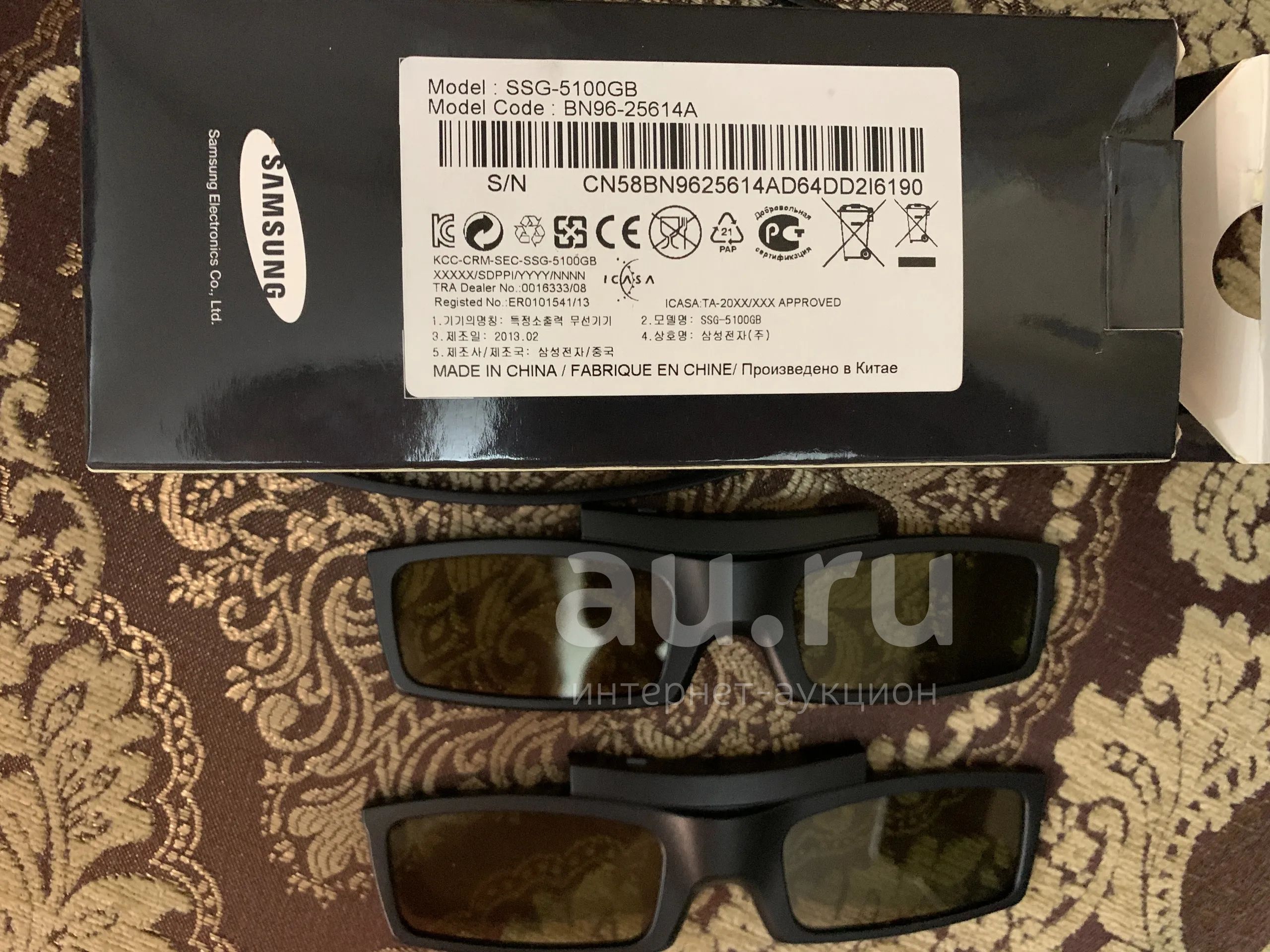 Samsung 3D очки SSG-5100GB — купить в Красноярске. Состояние: Новое. 3D ...