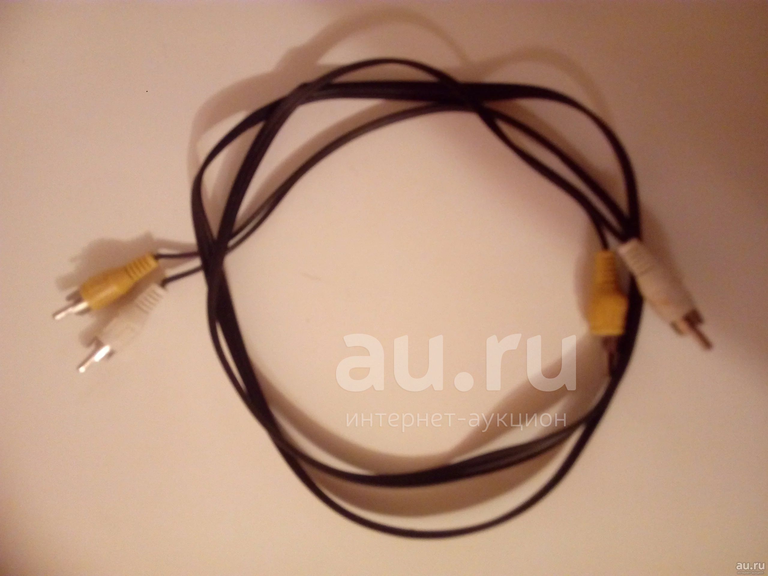 Кабель 2 RCA - 2 RCA (тюльпаны на тюльпаны) 1 м + одинарный отдельно ...
