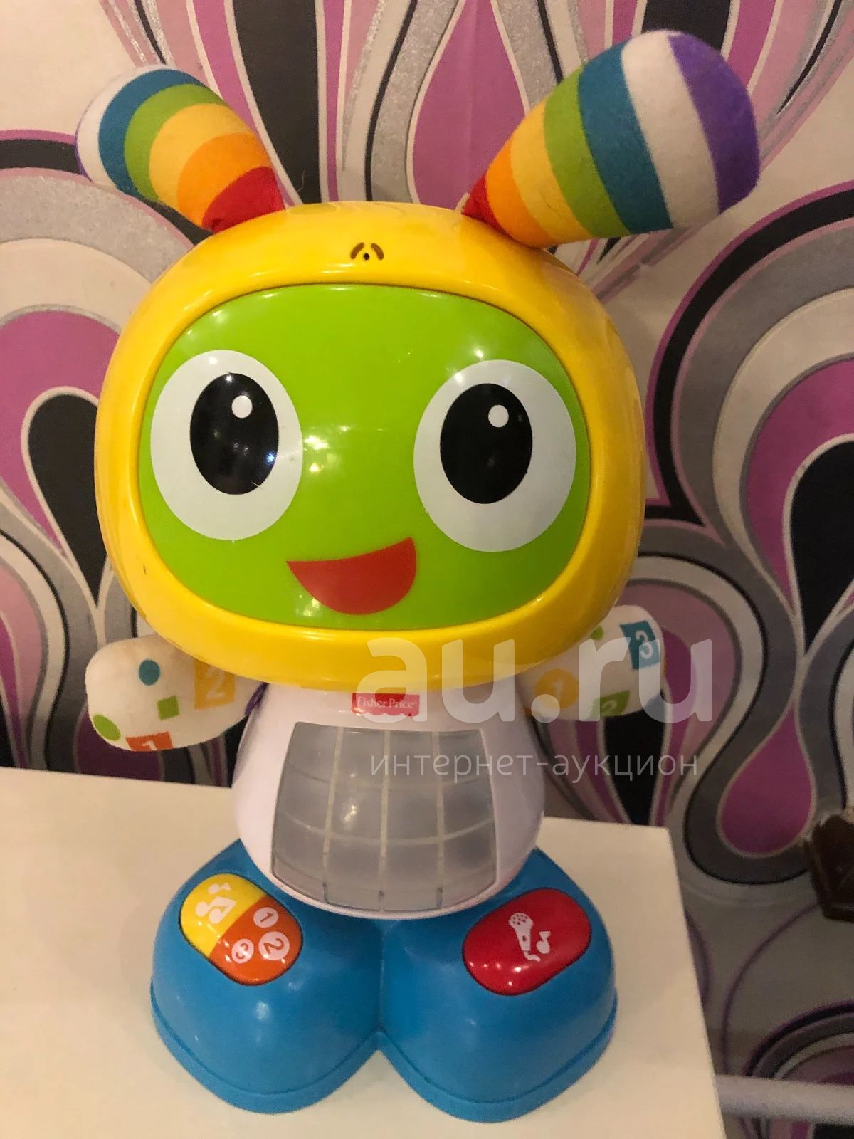 Обучающий робот Бибо fisher price — купить в Красноярске. Состояние: Б ...