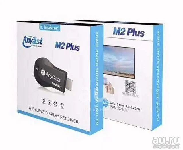 ТВ-приставка Wi-fi MiraScreen M2PLUS (Miracast, Airplay) питание USB ...