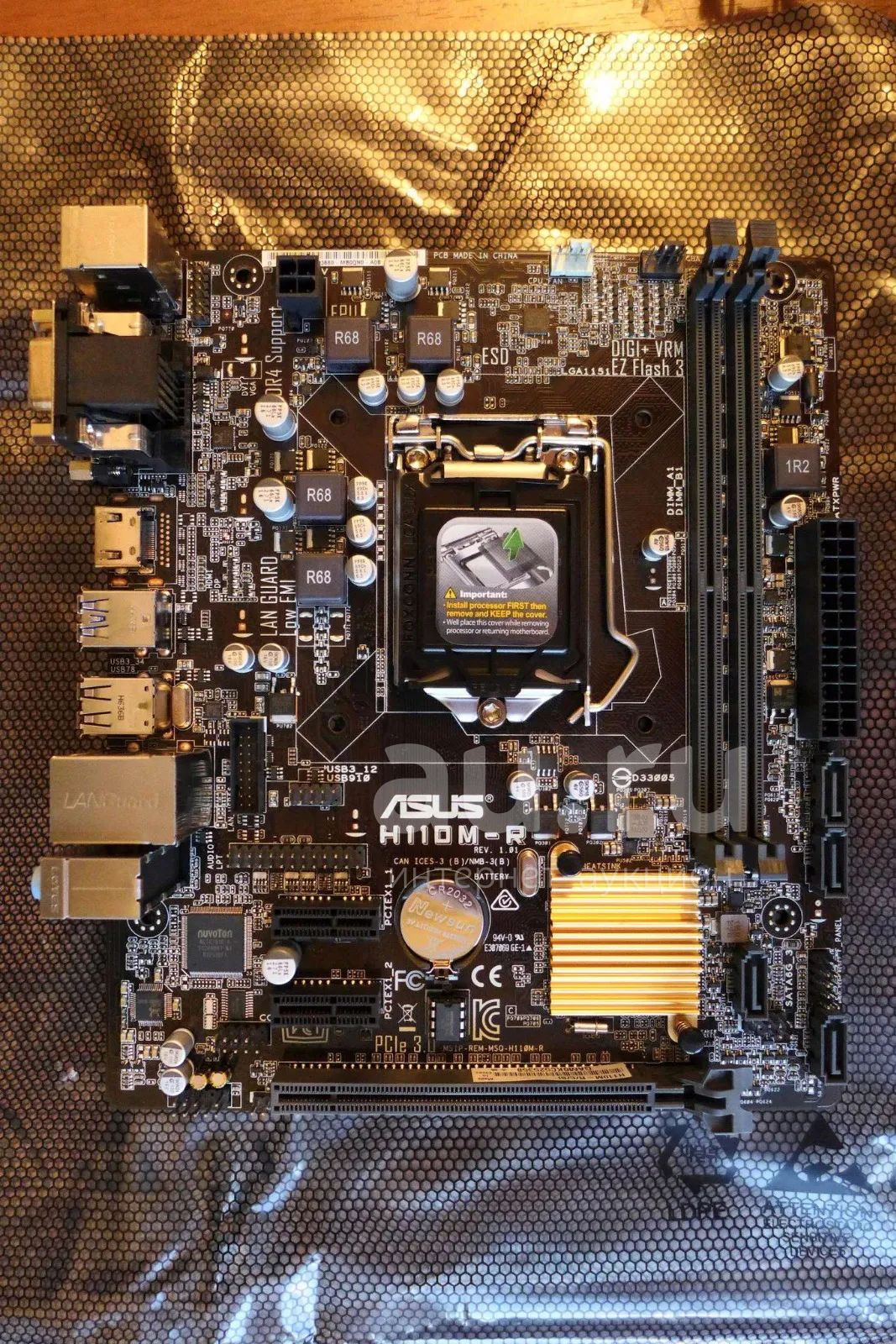 Материнская плата ASUS H110M-R — купить в Красноярске. Состояние: Б/у ...