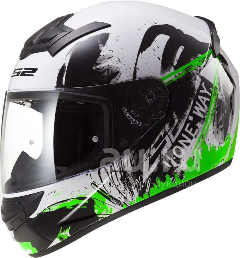 LS2 FF352 ONE BLACK FLUO Green 2016 4 SHARP . Au.ru