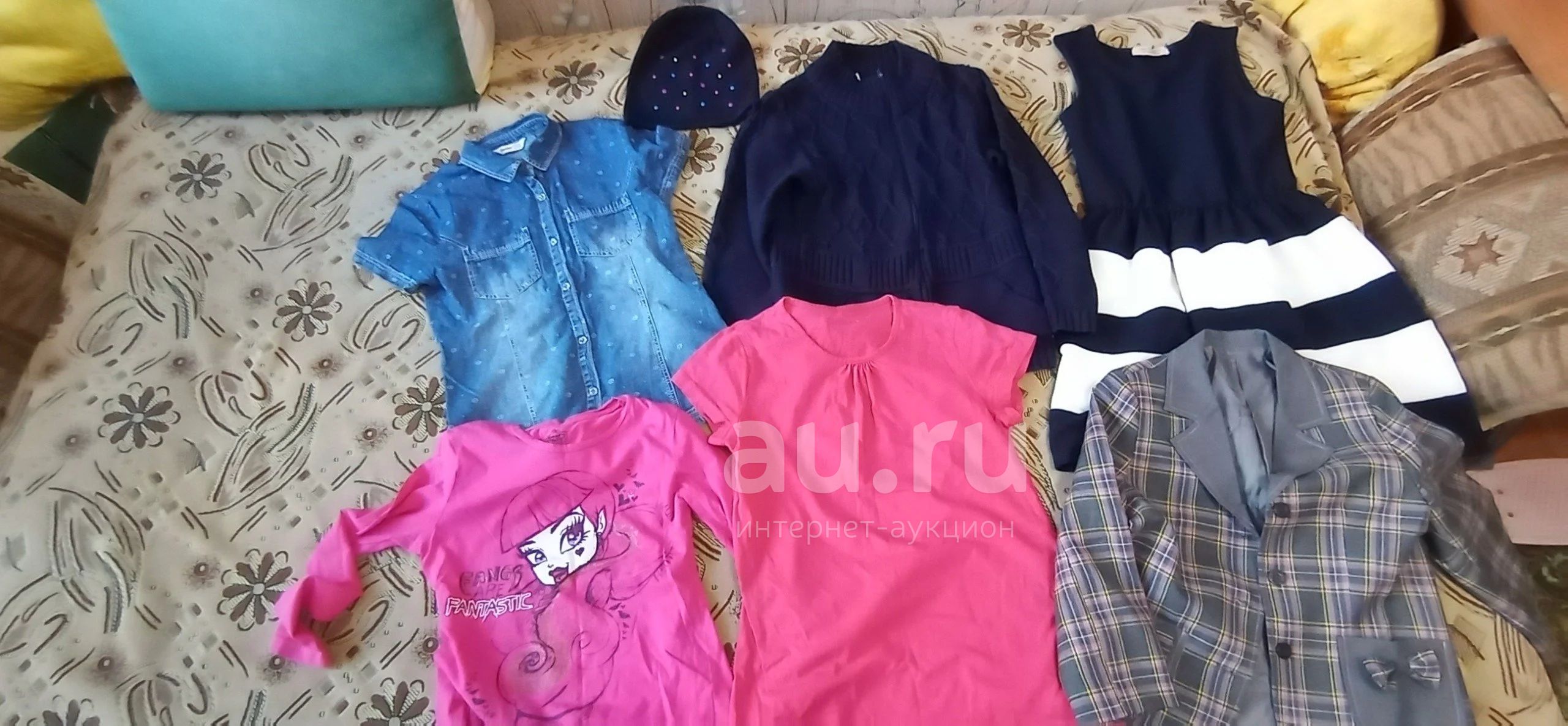 Пакет одежды для девочки р146-152 — купить в Красноярске. Состояние: Б ...