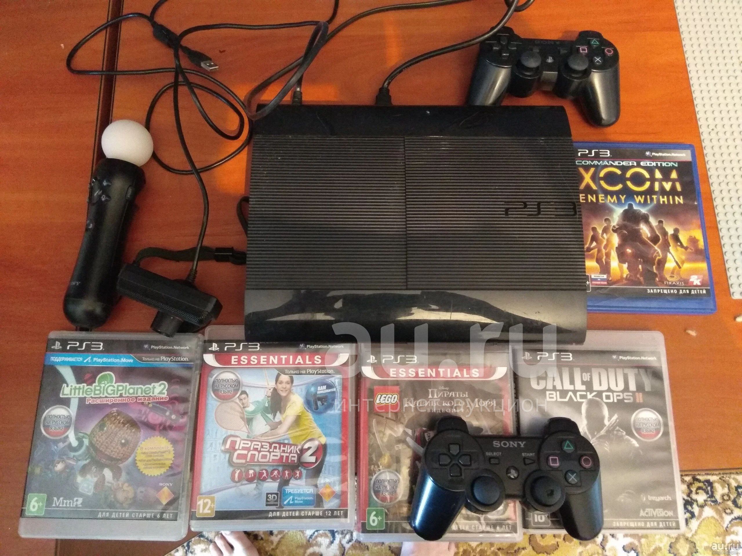 Sony playstation 3 Slim 1Tb + ИГРЫ (на дисках и установленные) — купить в  Красноярске. Состояние: Б/у. Консоли на интернет-аукционе Au.ru