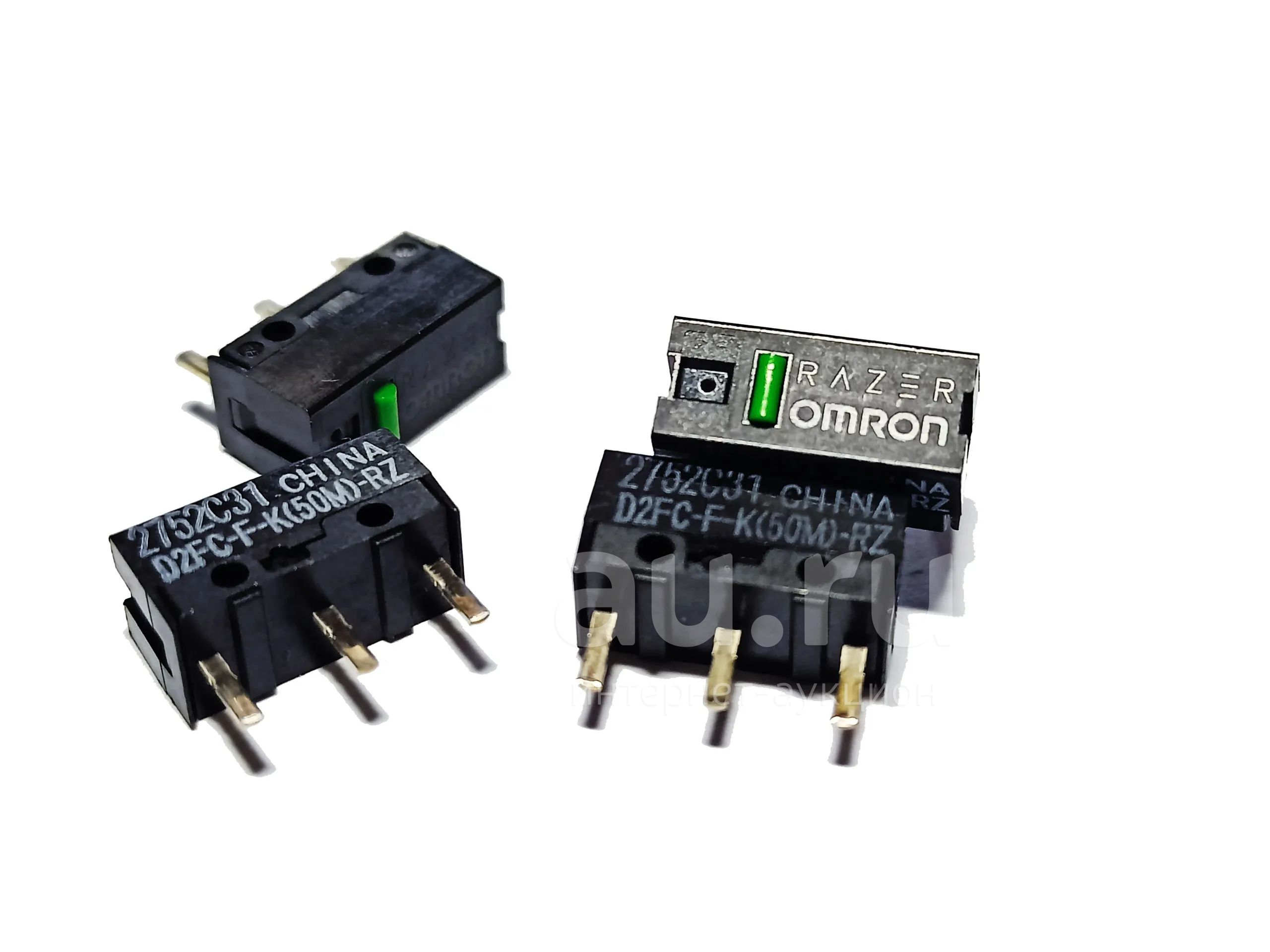 RAZER Omron D2FC-F-K(50M)-RZ Микропереключатель микрик кнопка мыши ...