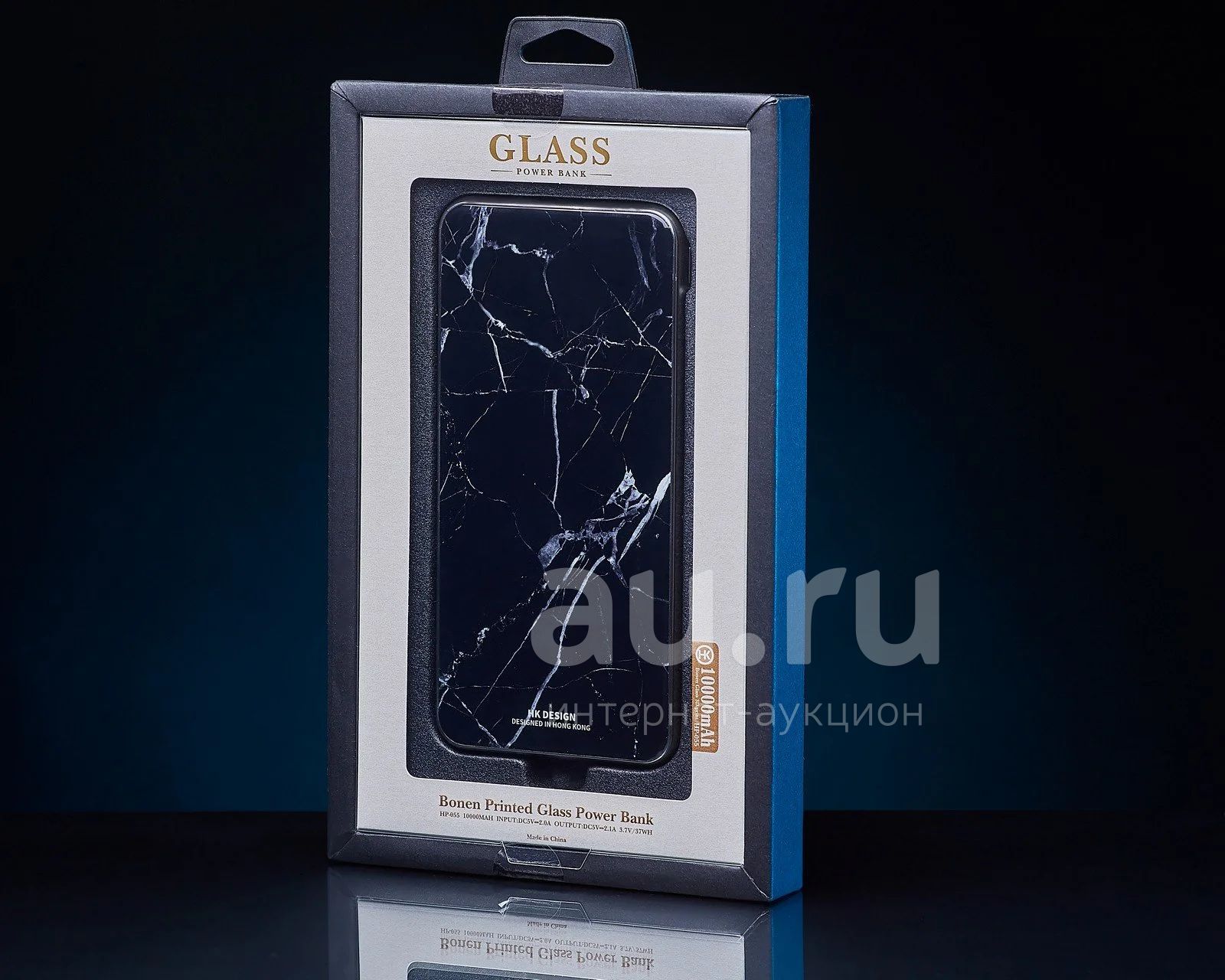 Портативный аккумулятор HK Bonen GlassPrint (HP-055) (10000 mAh) BN-003 —  купить в Красноярске. Состояние: Новое. Внешние, портативные аккумуляторы  для смартфонов (Power bank) на интернет-аукционе Au.ru