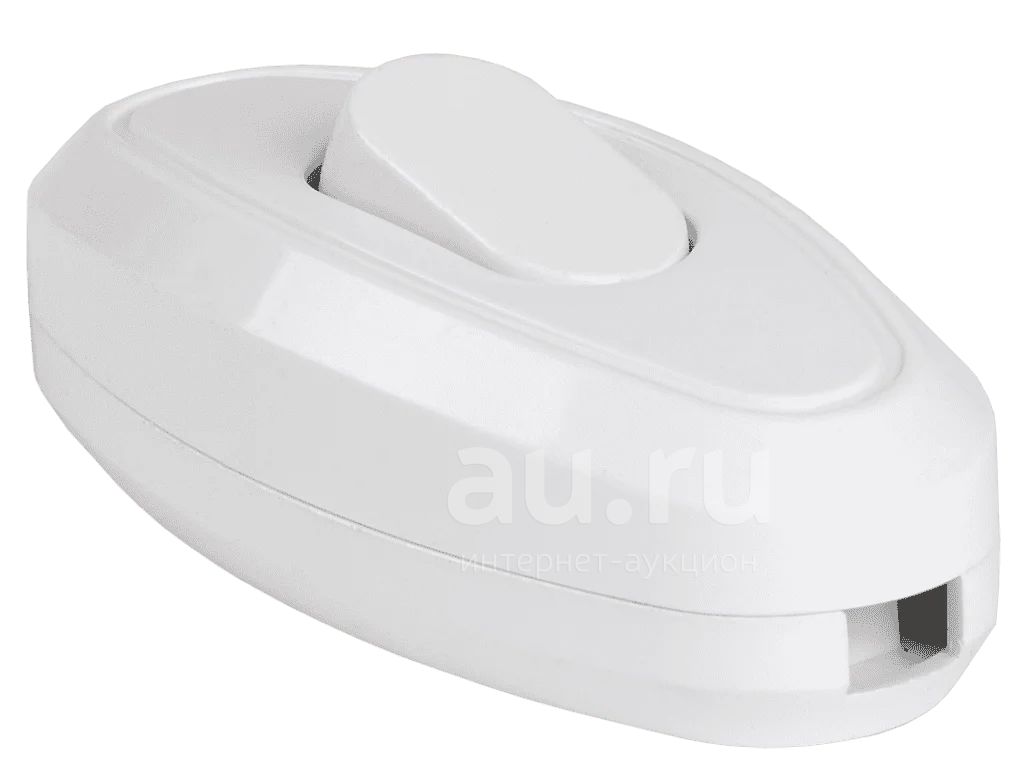 Переключатель бра "UNIVersal" белый 6А 250В (еврослот) (BD1809 ...