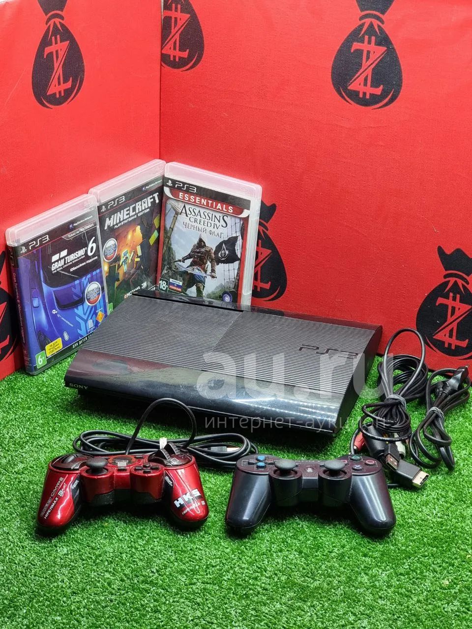 Sony PlayStation 3 Super Slim 10 (Яс В 35501) — купить в Красноярске.  Состояние: Б/у. Консоли на интернет-аукционе Au.ru