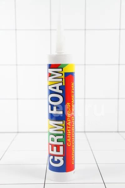 Герметик силиконовый универсальный GERMFOAM белый 280мл /12/ (шт ...