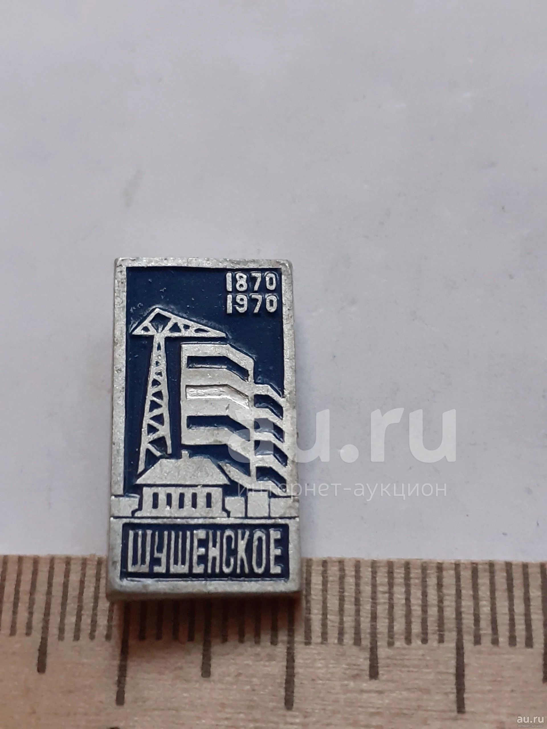 №11579) значки Шушенское 100 лет 1870-1970гг,фон синий (Красноярская  фабрика сувениров) — купить в Красноярске. Юбилейные на интернет-аукционе  Au.ru