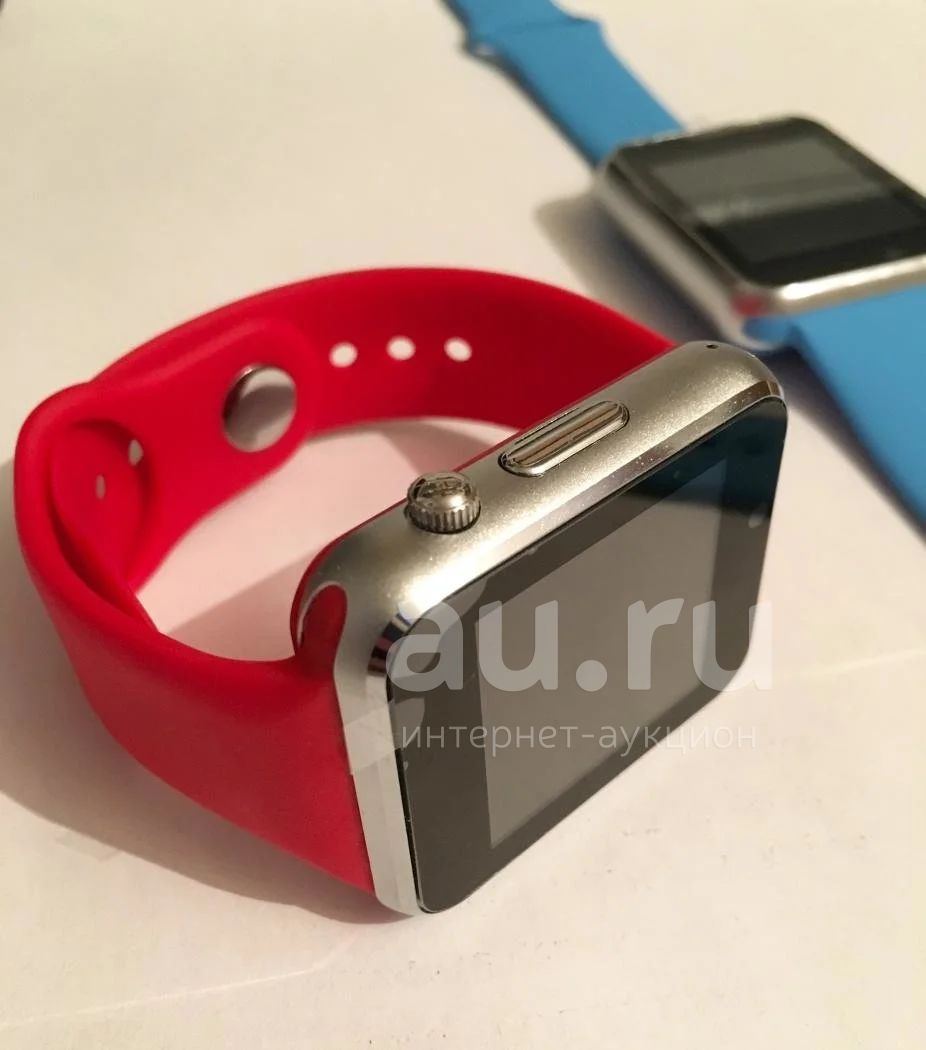 Умные часы Smart Watch W8 наручные красные английское меню / смарт-воч ...