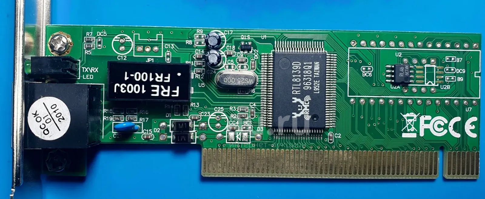 Сетевая карта Ethernet LAN RTL8139D PC — купить в Красноярске ...