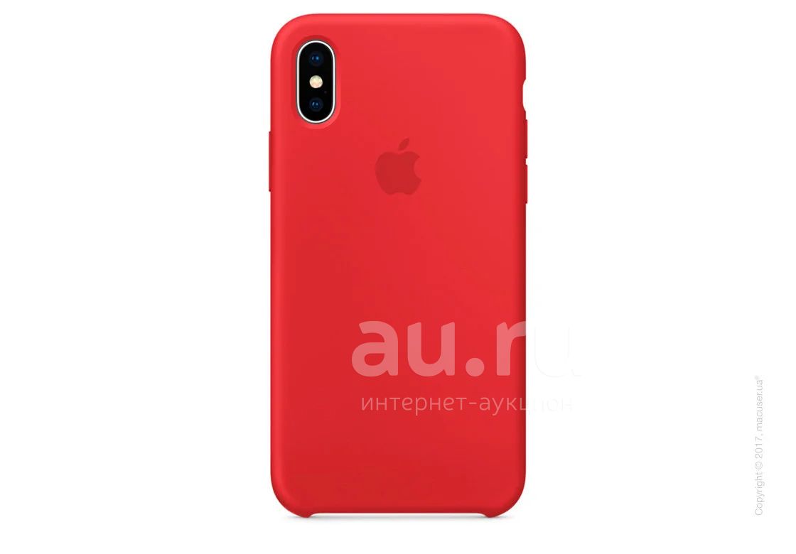 Чехол Apple iPhone XS 10 Silicone Case Red (Красный) — купить в  Красноярске. Состояние: Новое. Чехлы, бамперы на интернет-аукционе Au.ru