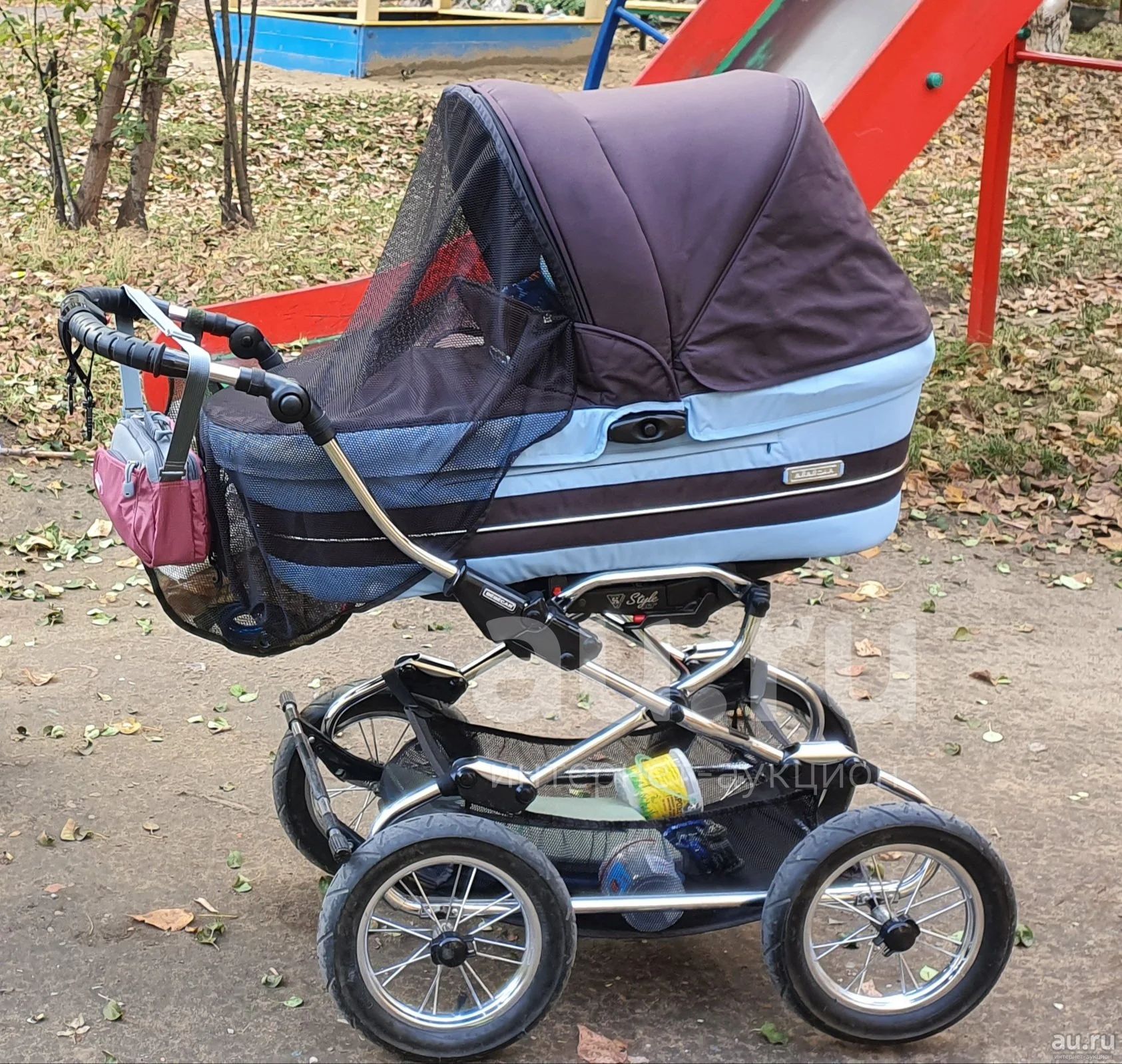 бу коляска люлька Bebecar Stylo классика, дождевик, москитка в ...