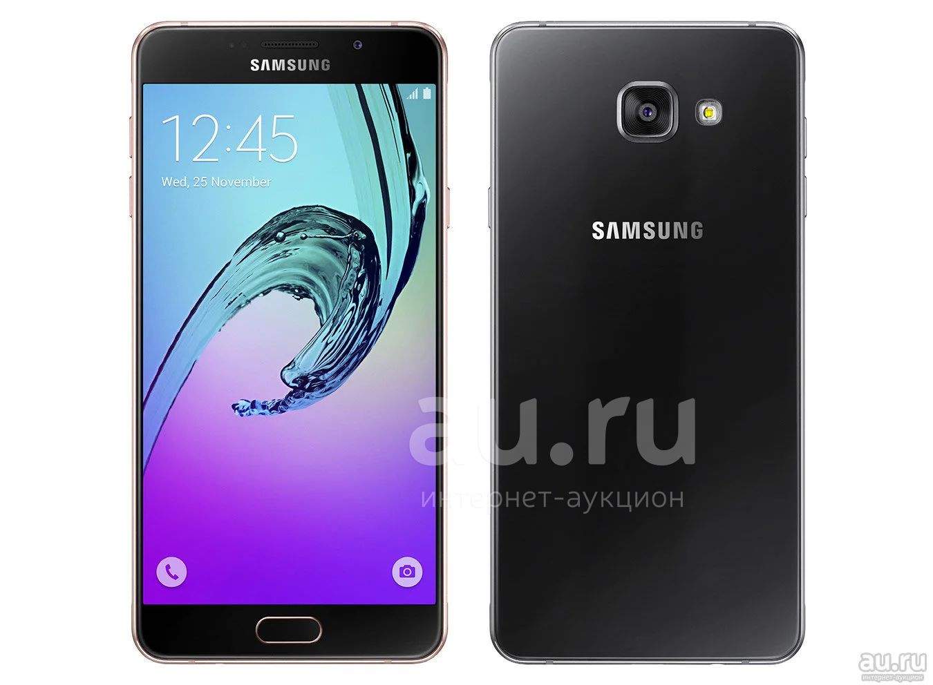 Samsung A7 (2016) SM-A710F Black Ростест Новый Гарантия год Чек Доставка —  купить в Красноярске. Состояние: Новое. Смартфоны на интернет-аукционе Au.ru