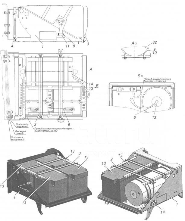 как подключаются аккумуляторы на камазе