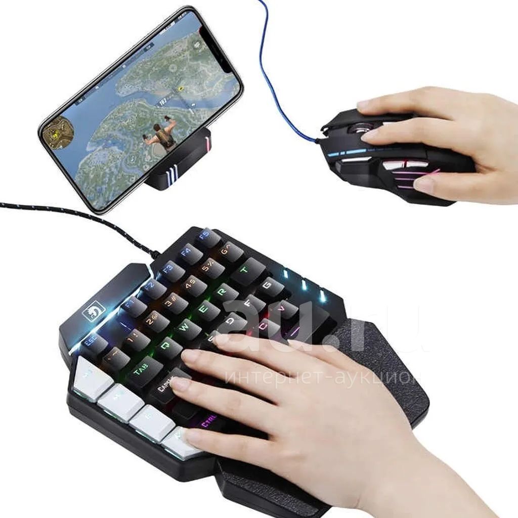 мобильный геймпад pubg контроллер игровая клавиатура мышь конвертер для android ios фото 99