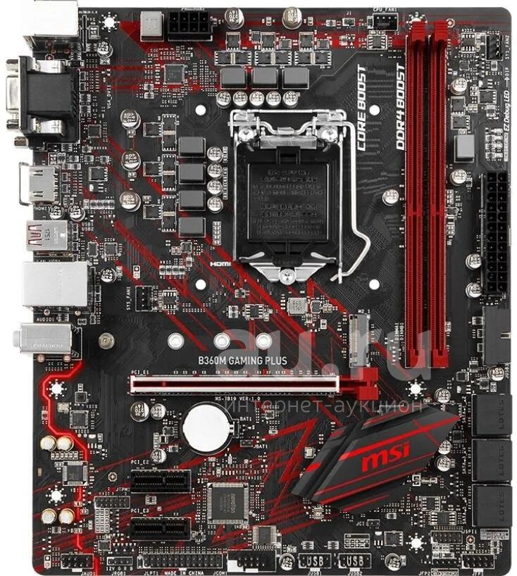 Материнская плата MSI B360M gaming plus 1151v2 — купить в Красноярске ...