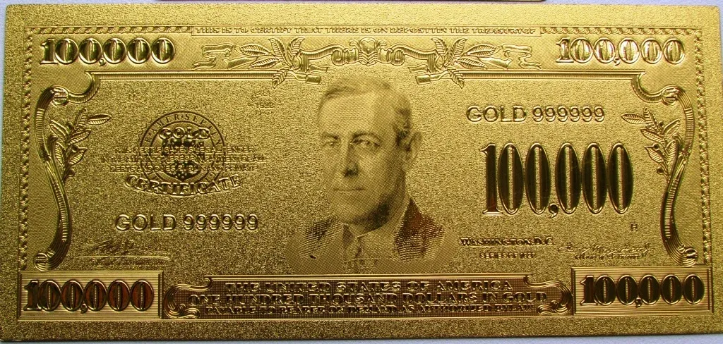 Банкнота 10000 долларов сша